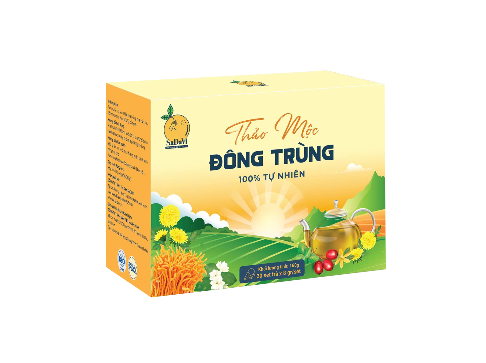 Trà Thảo Mộc Đông Trùng