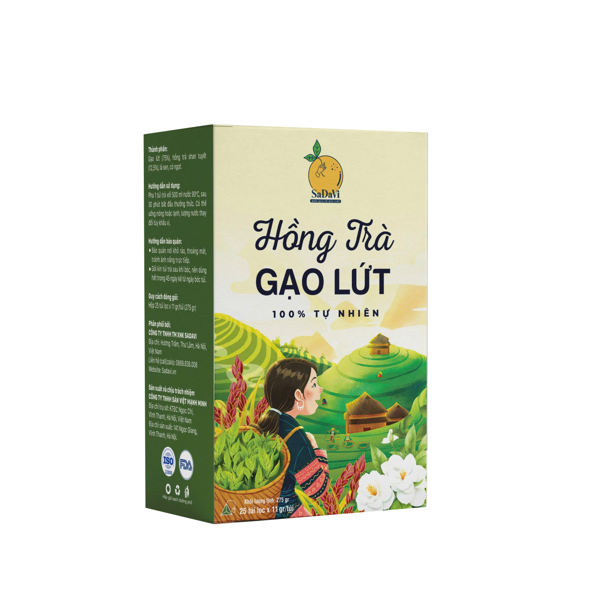 Hồng Trà Gạo Lứt